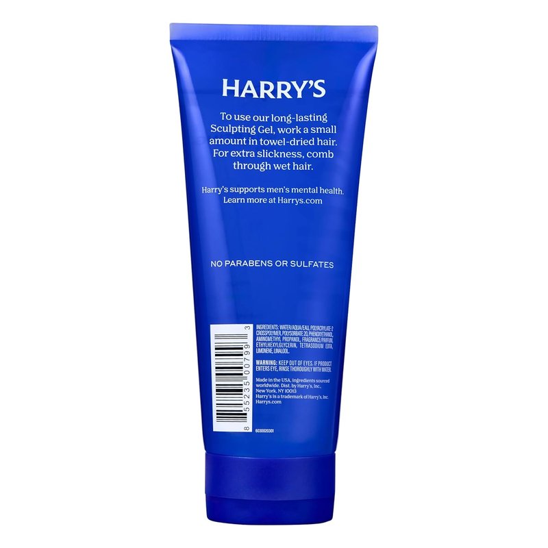 Harry's Hair Gel for Men - Firm Hold & Polished Finish | 6.7 Fl Oz, 3 Pack