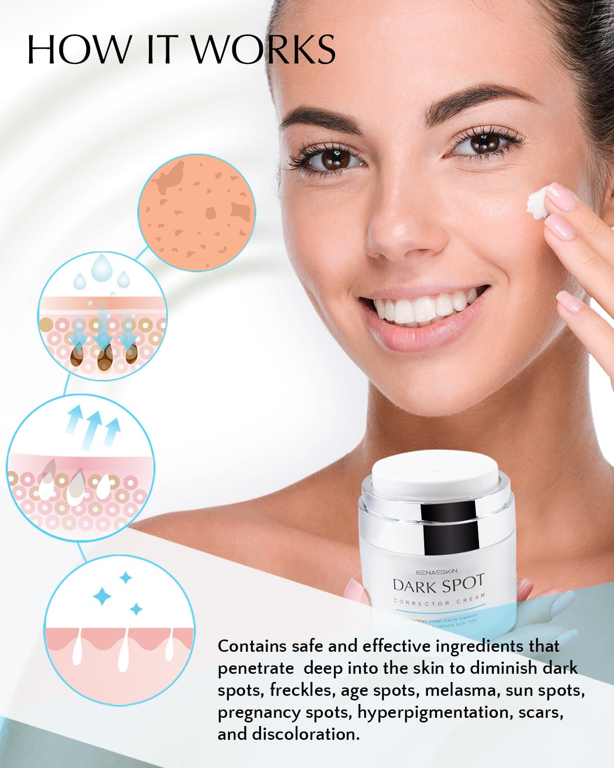 Dark Spot Remover Duo for Face & Body - Serum + Cream Combo | Targets Age Spots, Melasma, Sun Spots, Hyperpigmentation | Niacinamide & Natural Extracts for Women & Men