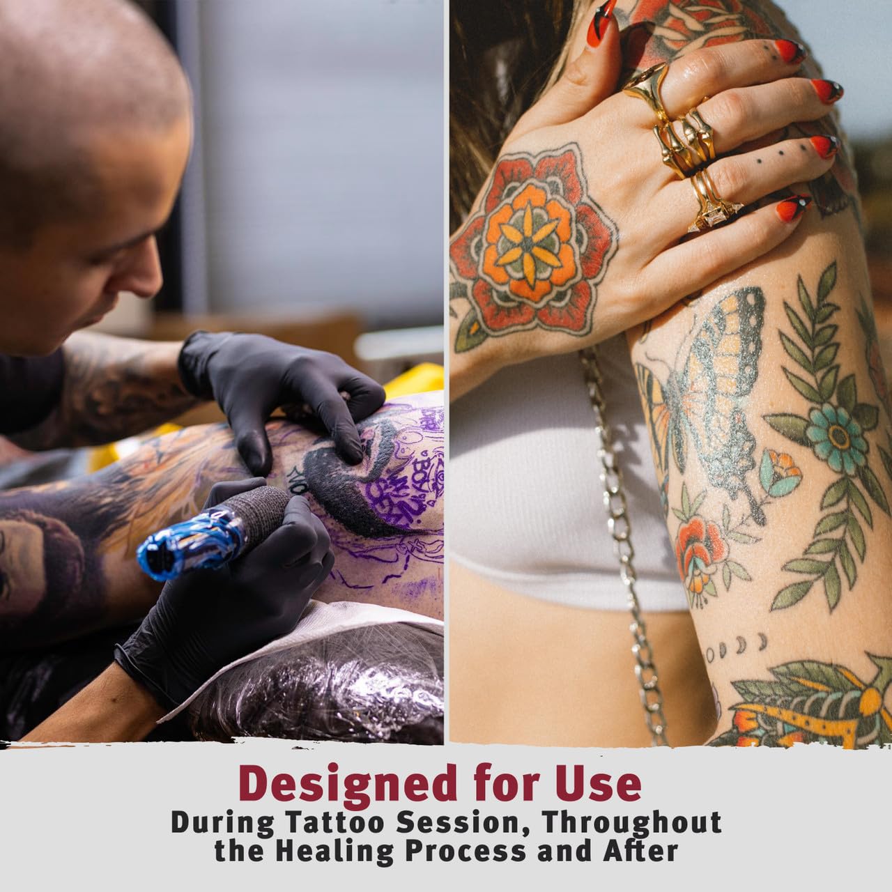Tattoo Butter - Hustle Butter Deluxe for Pre, During, & Post Tattoo Care - 100% Vegan | 1 oz