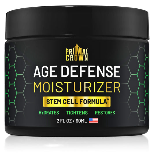 Primal Crown Wrinkle Cream for Men Face Moisturizer Agave Stem Cells 2oz