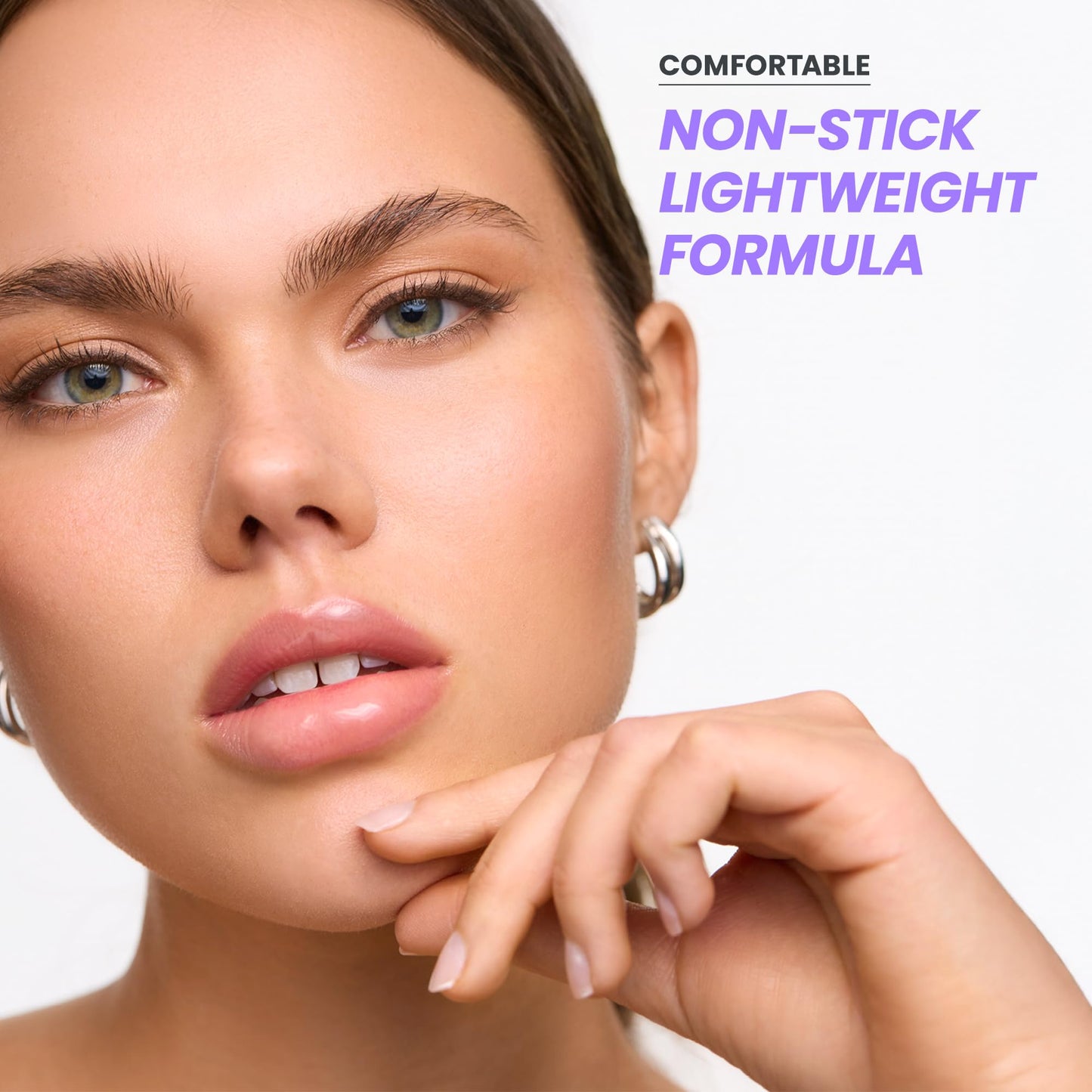 Wonderskin Lip Gloss – Wonder Blading Top Gloss, Hydrating High Shine Lip Makeup (Clear Shine)