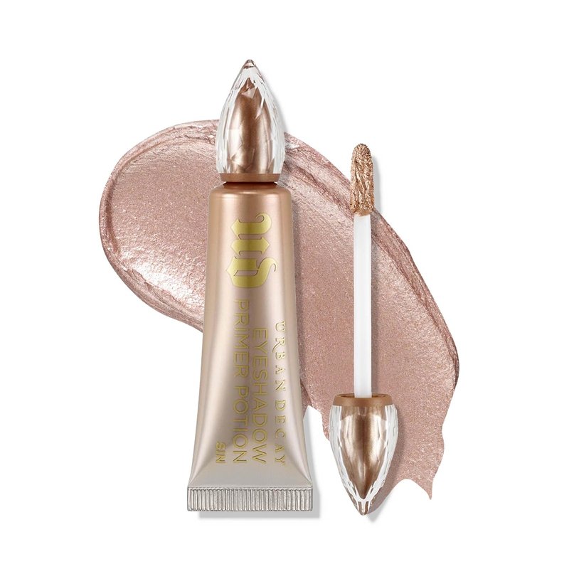 Urban Decay Shimmer Eyeshadow Primer Potion - Champagne Shimmer Eye Primer for Long-Lasting, Crease-Resistant Makeup | Vegan, All Skin Tones