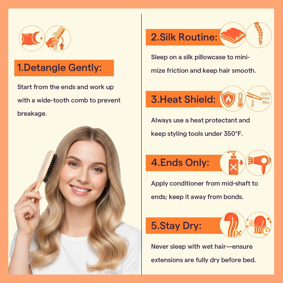 Full Shine U Tip Hair Extensions Human Hair 18 Inch 50 Grams Color 18 Ash Blonde Highlight 613 Bleach Blonde Keratin Tip Hair Extensions Fusion Extensions for Women