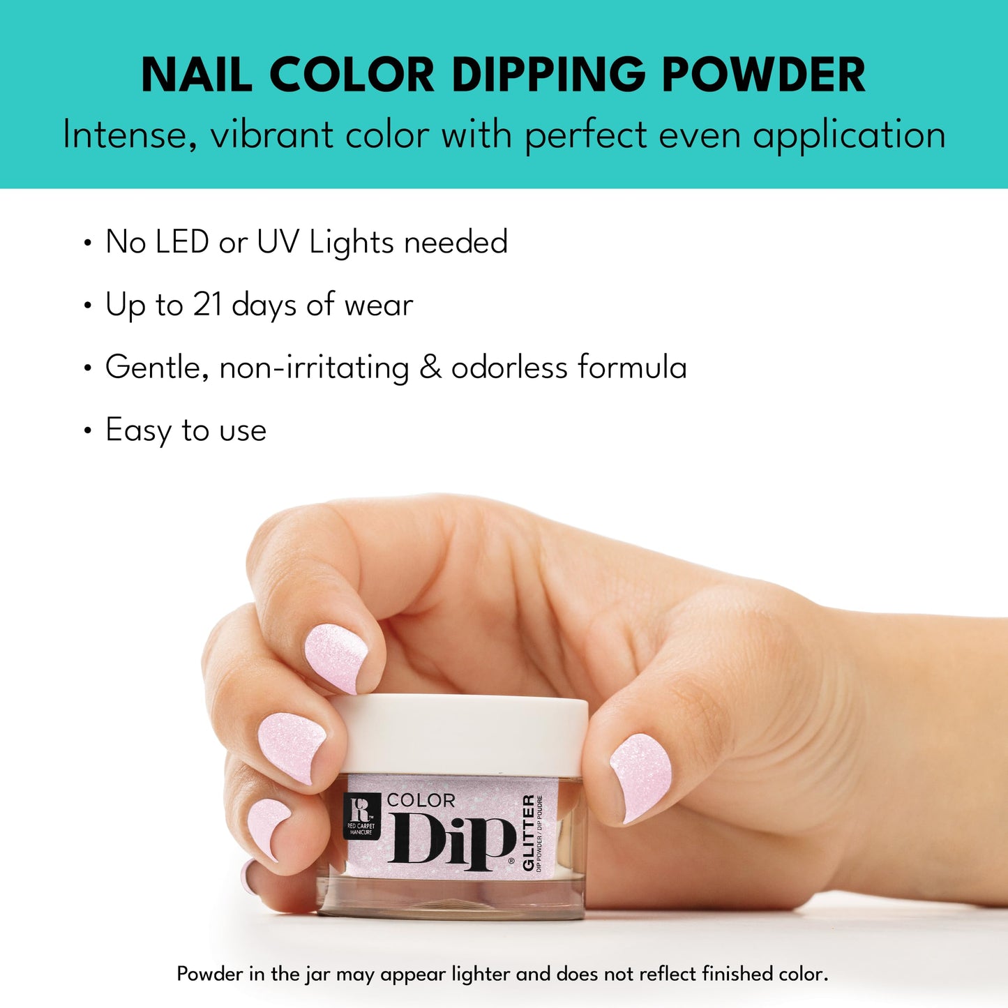 RC Red Carpet Manicure Color Dip Powder – Modeled After Me, 0.3 oz