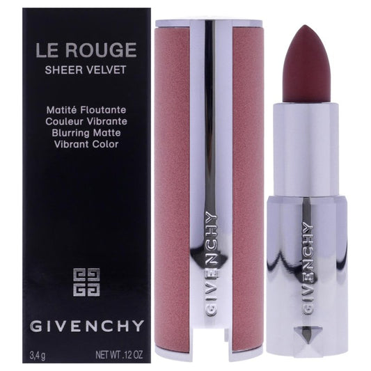 Le Rouge Sheer Velvet Matte Lipstick - N27 Rouge Infuse by Givenchy for Women - 0.11 oz Lipstick