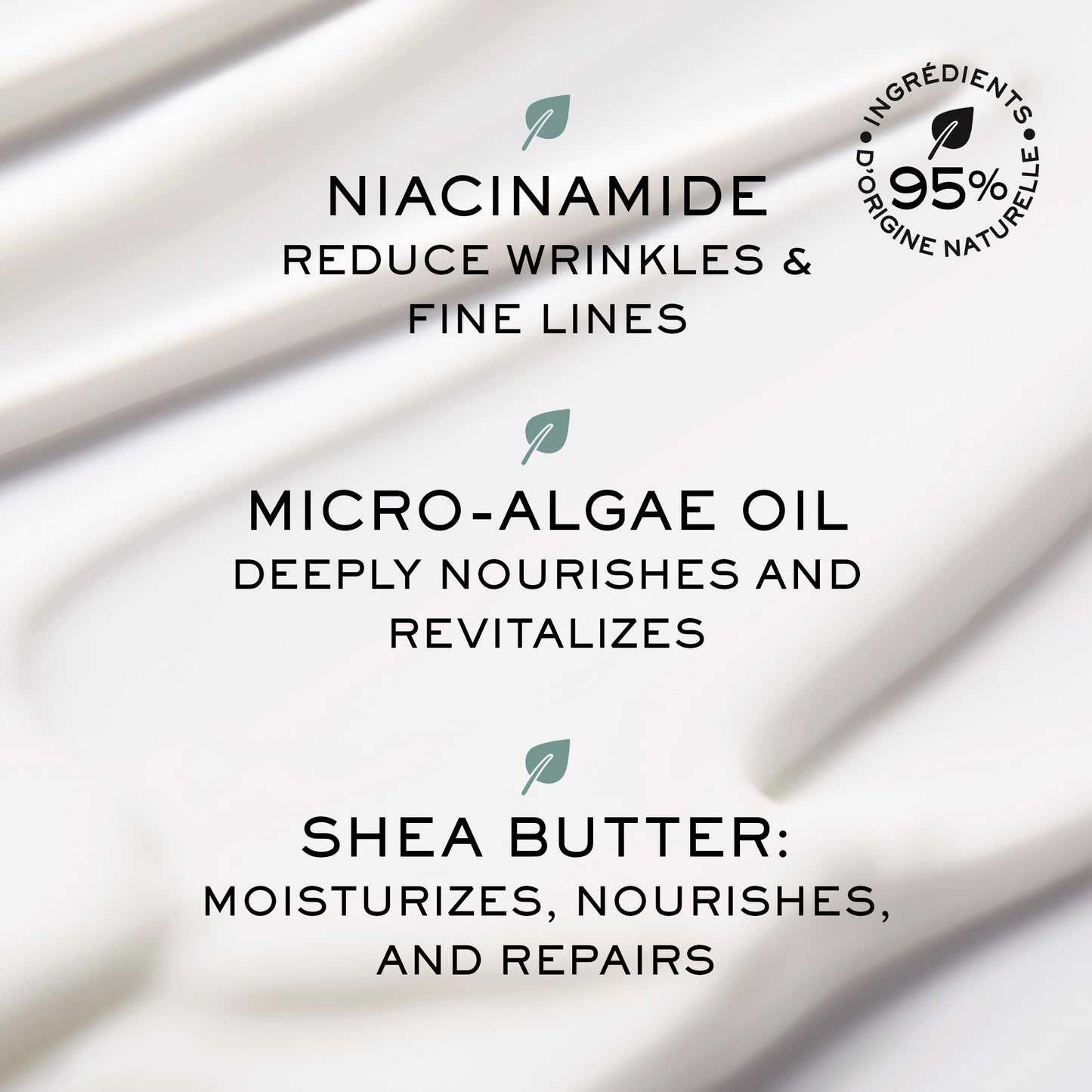 NUXE Merveillance Lift Day & Night Cream With Niacinamide and Botanical Extracts for Firming and Wrinkle Correction, 2.5 Fl Oz