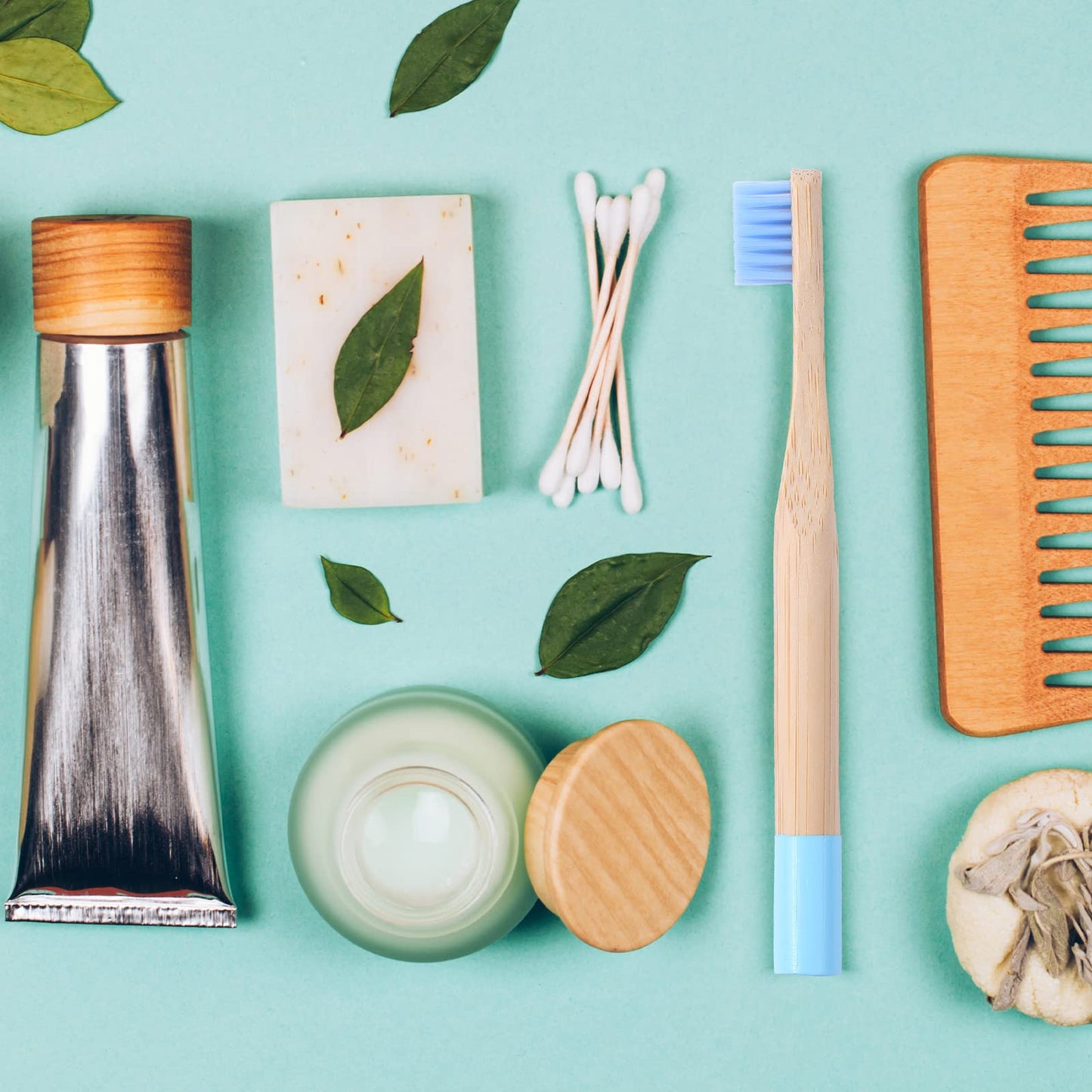 Purpeak 72 Pcs Kids Bamboo Toothbrushes Soft Bristle Toddler Toothbrush BPA Free Wooden Travel Toothbrushes for Kids Children Home Travel School, 5.7 Inches, Individually Wrapped