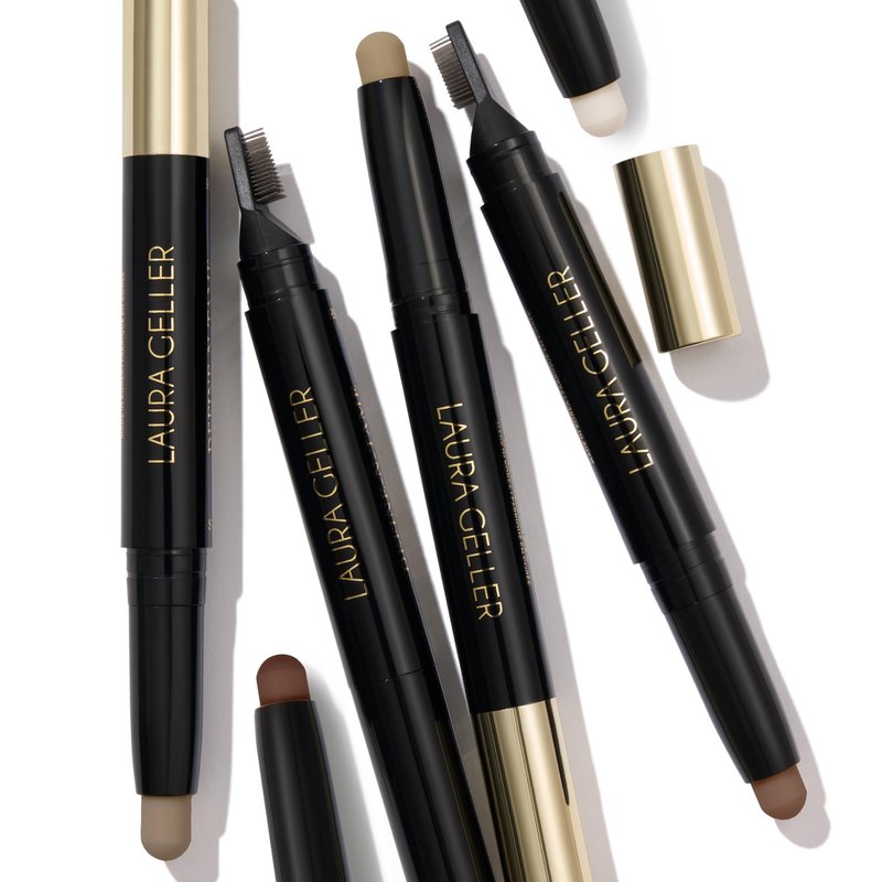 LAURA GELLER NEW YORK Define-n-Tame Brow Lifting Stick - Laminated Full Brows - Brow Wax (01 Clear, 1 Count)