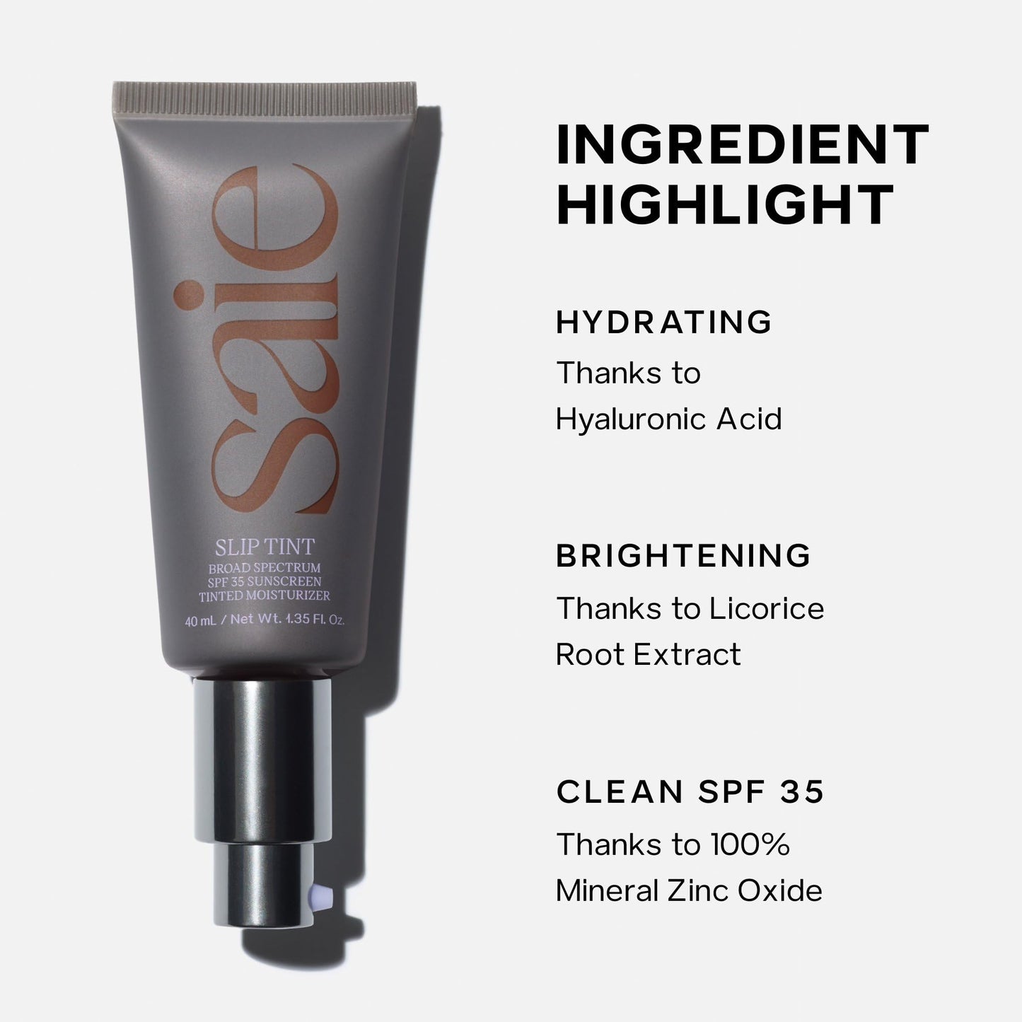 Saie Slip Tint SPF 35 Tinted Moisturizer