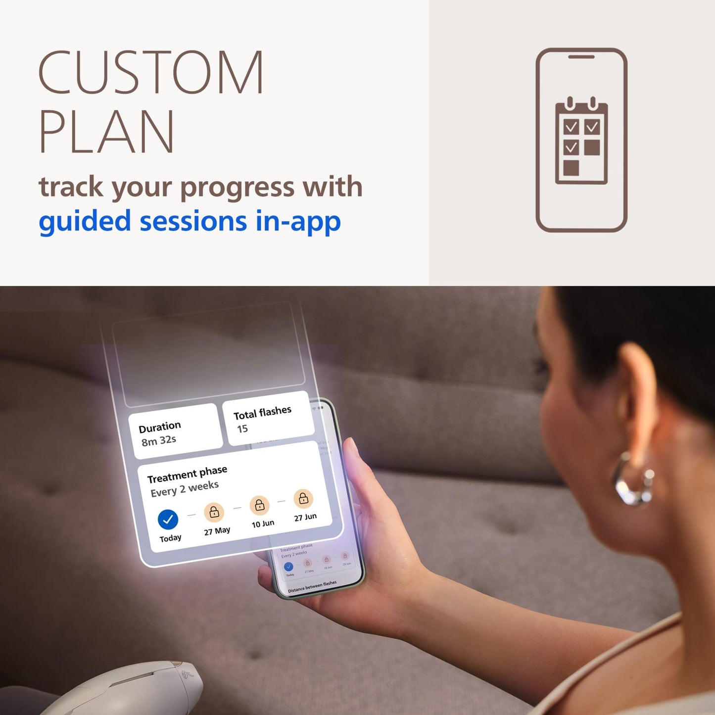 Philips Lumea 7000 Series IPL Hair Removal Device - Permanent Laser Hair Reduction for Women & Men, Easy and Comfortable Use at Home, SenseIQ, Uniquely Curved Attachment for Body, BRI931/03