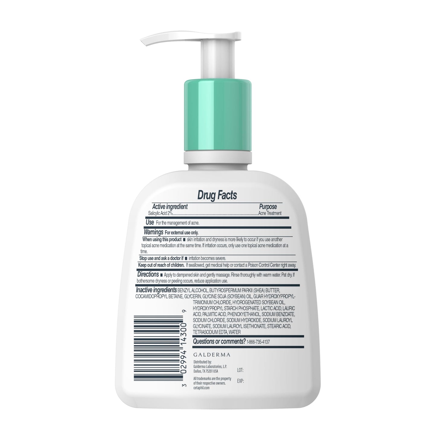 Cetaphil Gentle Clear Pore Clearing Acne Cleanser, Foaming Gel Cleanser for Sensitive, Acne-Prone Skin, 8 Fl Oz Pump Bottle, 2% Salicylic Acid, Gently Exfoliates, Dermatologist Recommended Brand