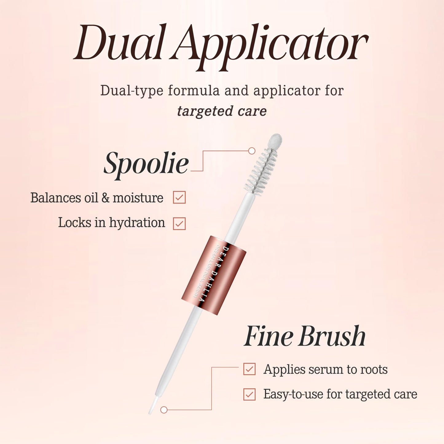 DEAR DAHLIA Dream Lash Dual Serum, 9mL - Premium Eyelash Enhancer for Longer, Fuller, Thicker Lashes. Non-Irritating Formula, Hydrating & Healthy-Looking, Easy Application