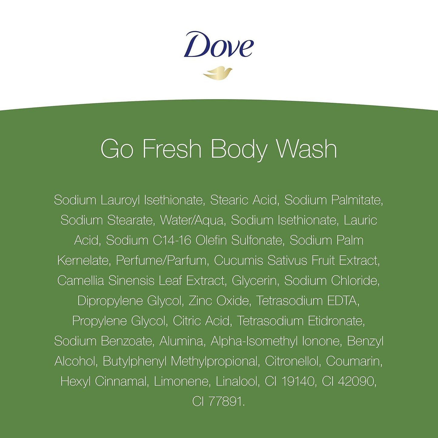 Dove Body Wash - Go Fresh Cucumber & Green Tea | 12 Ounce (3 Pack)