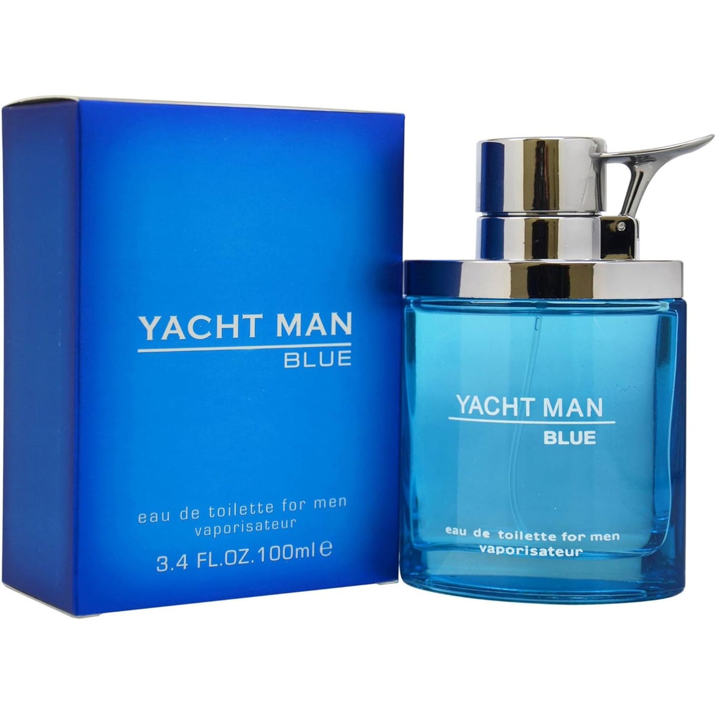 Myrurgia Yacht Man Blue Eau de Toilette Spray - Fresh Citrus Scent | 3.4 Ounce