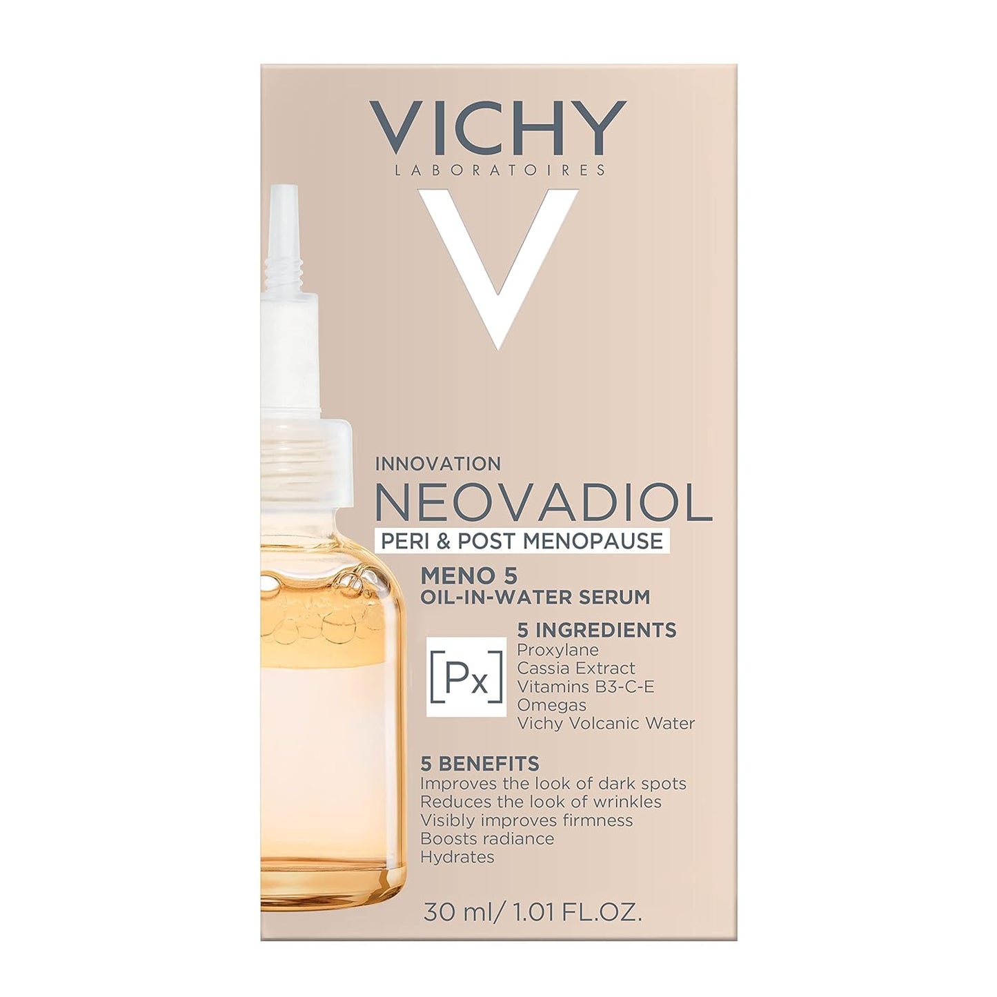 Vichy Neovadiol Anti-Aging Serum for Menopause | Reduces Wrinkles & Dark Spots - 1.01 Fl. Oz