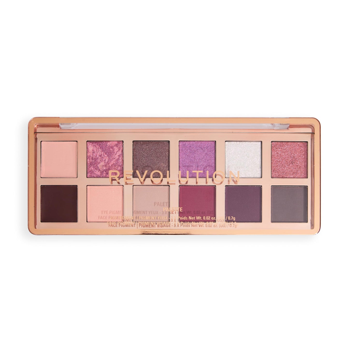 Revolution, The Cherry Icon Rich Berry Palette, 12 Shades, High-Impact Pigment, Vegan & Cruelty-Free