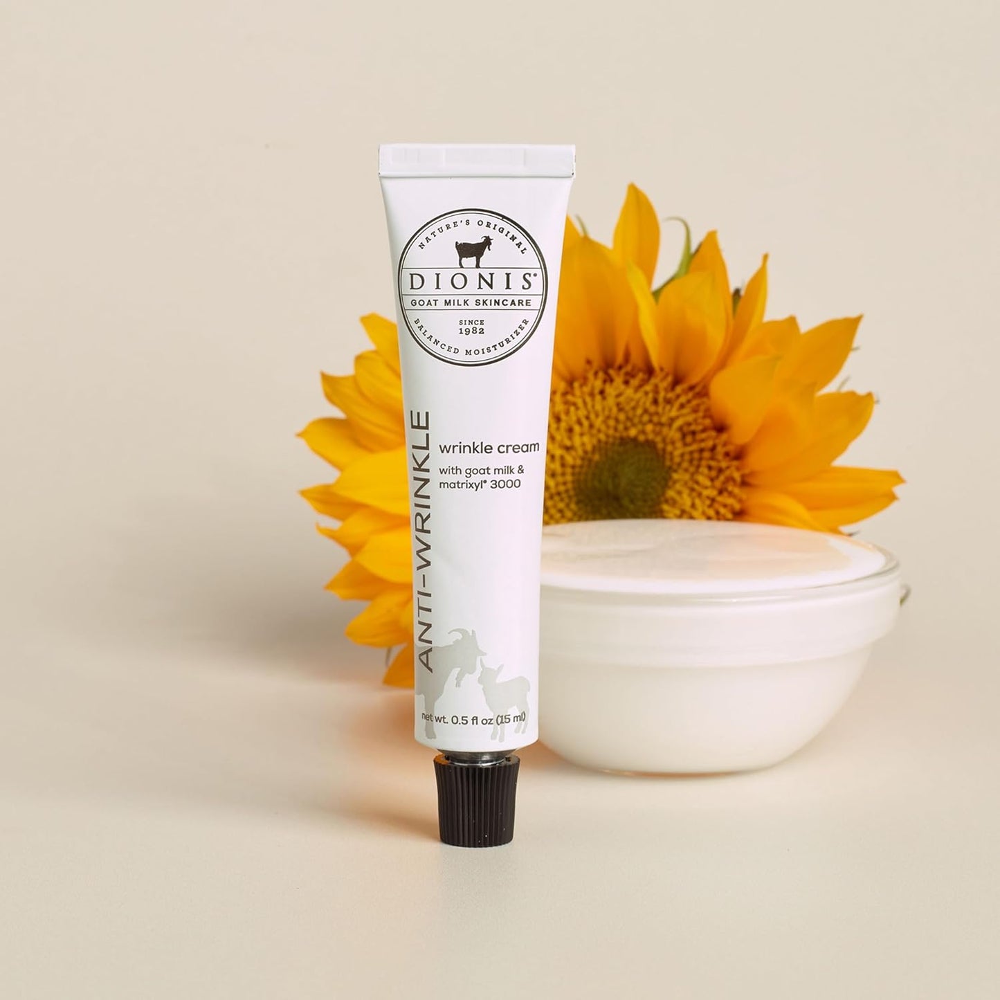Dionis Goat Milk Anti-Wrinkle Cream - Matrixyl 3000 Formula for Fine Lines | 1 fl oz, Day & Night Use