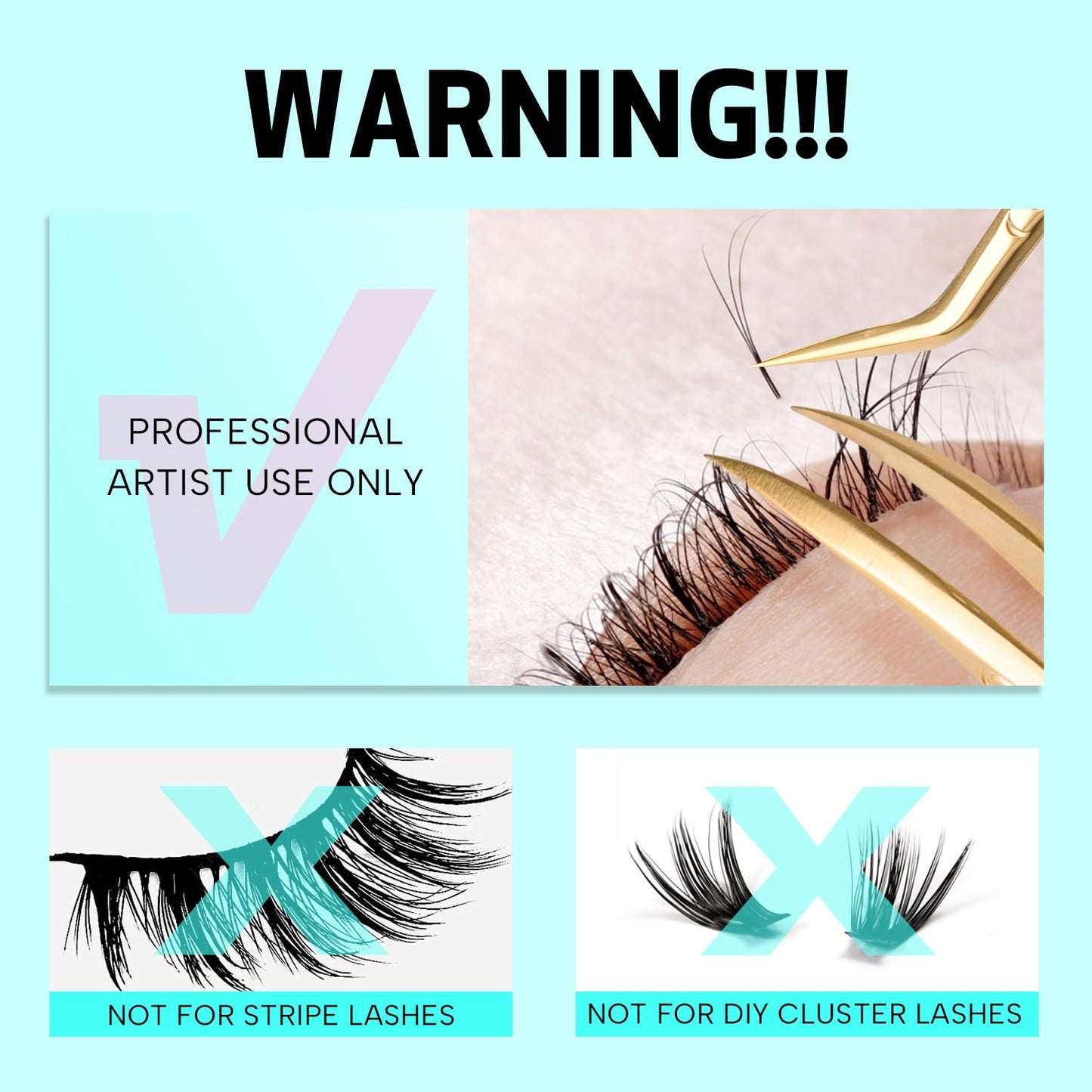 VAVALASH Easy Fan Lash Extensions +Professional Eyelash Extension Glue 5ml