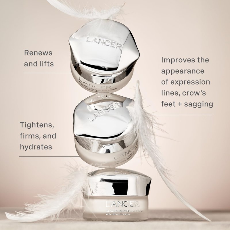 Lancer Skincare Gravity Defying Eye Cream with Lifting Complex, Firming & Hydrating Under Eye Cream for Lifting, Crow's Feet & Expression Lines (.5 Oz)