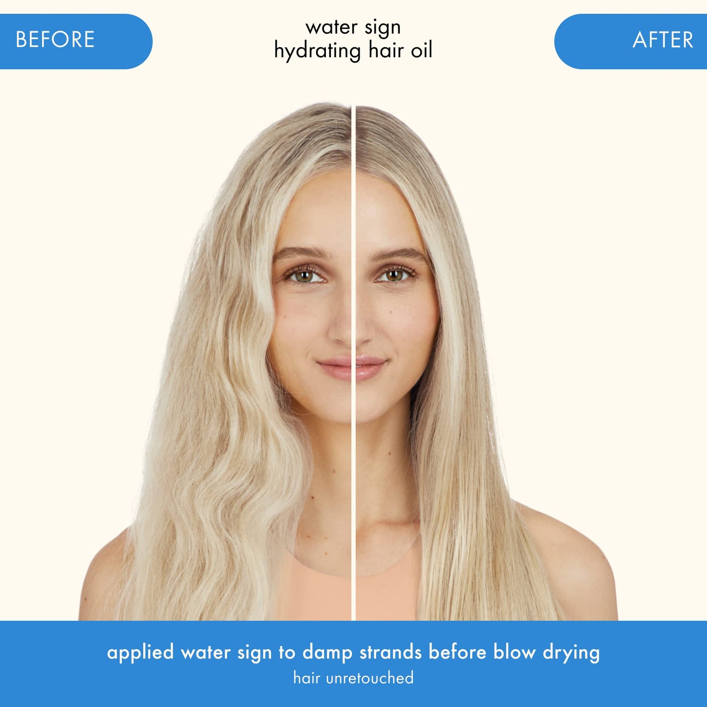amika water sign hydrating hair oil with hyaluronic acid | for dry, textured, thick hair types 2c–4c, protects against heat, adds shine, smooths flyaways, silicone-free, locks in hydration