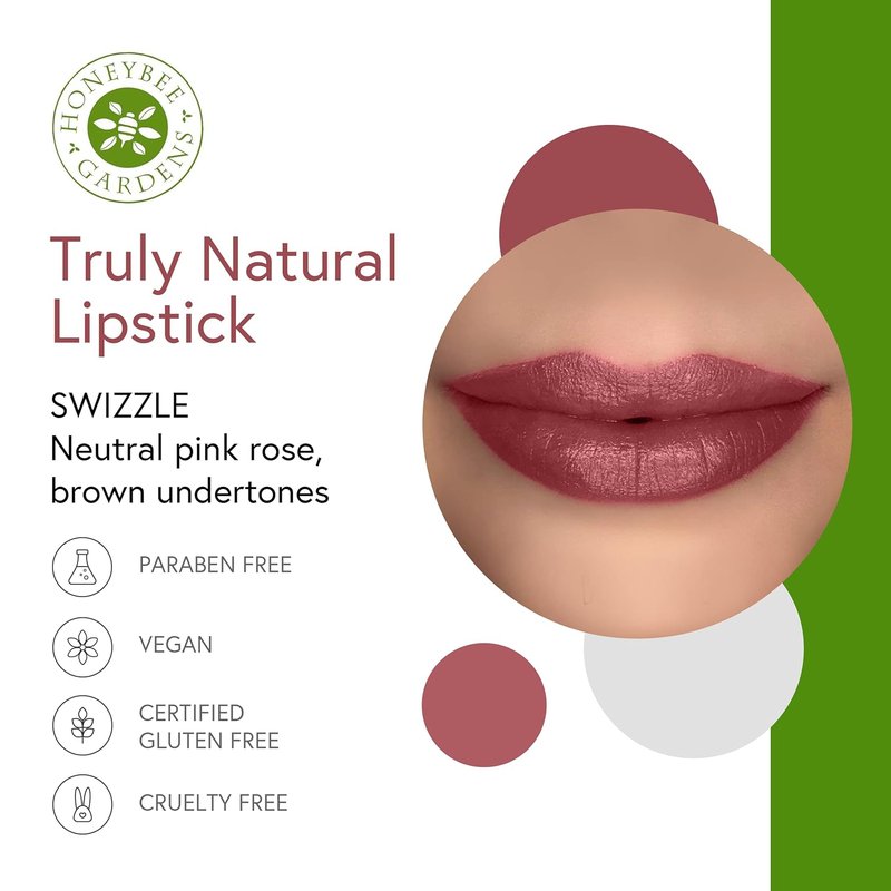 Honeybee Gardens Lip Liner & Lipstick Bundle - Swizzle & Perfection Shades