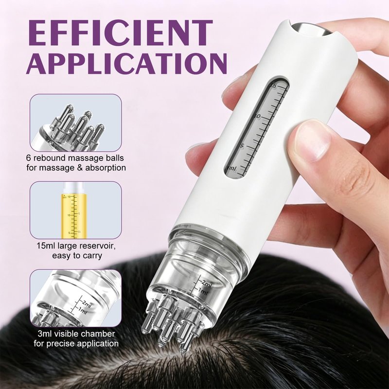 5% Minoxidil Spray for Women-Free minoxidil applicator included，monoxide for men hair Infused with Biotin, hers hair regrowth treatment, Supports Thicker and Fuller Hair & Beard (13oz, 7 Month Supply)