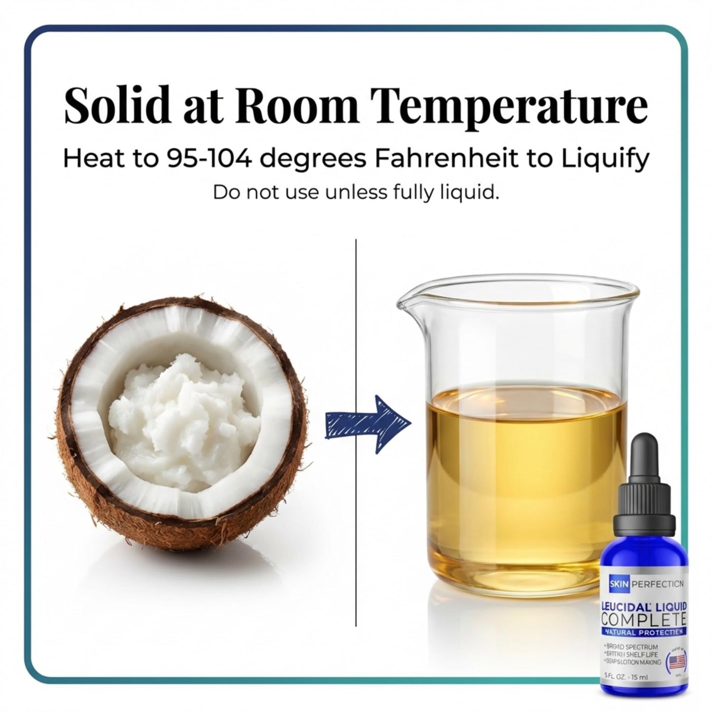 Skin Perfection Leucidal Liquid Complete - Alternative Preservative for Lotion Making with Radish Root Liquid & Coconut Extract - Leucidal Complete Preservative for Cosmetics & Skincare Products 0.5oz