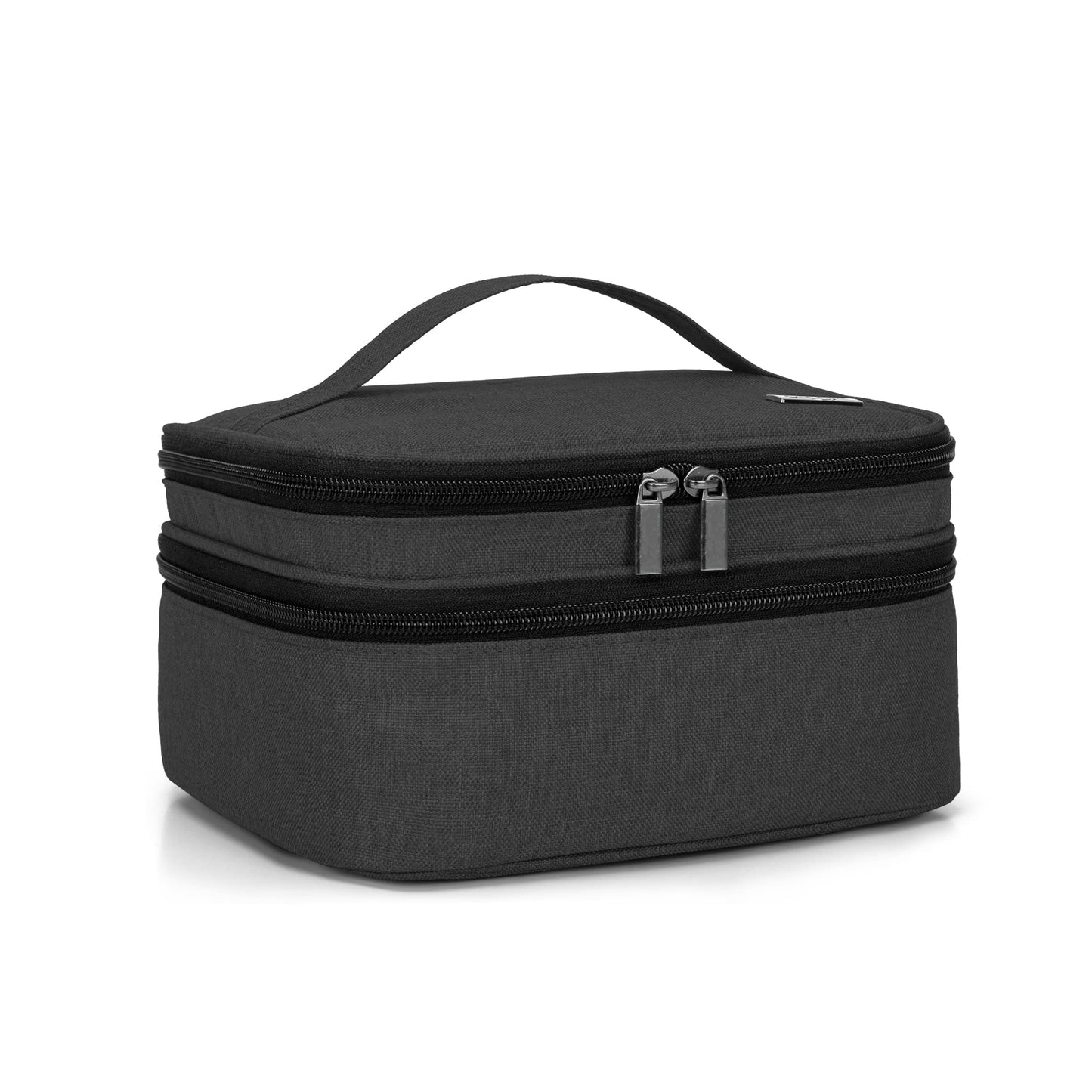 LUXJA Double Layer Nail Polish Carrying Case Holds 30 Bottles, Black