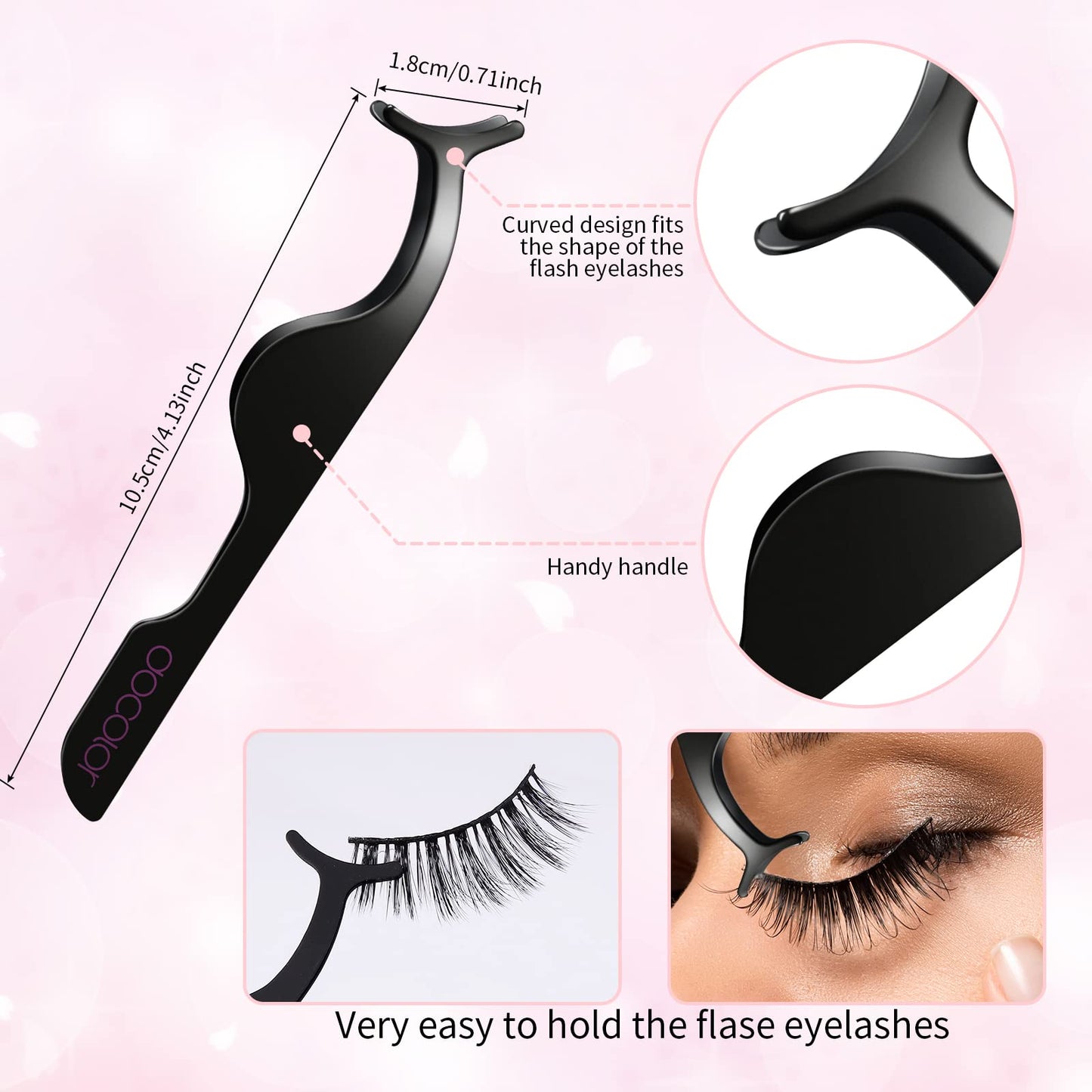 Docolor 4 in 1 Lash Curler Kit with 6 Extra Replacement Refill Pads + 10Pcs Makeup Brush Set Premium Synthetic Powder Kabuki Foundation Contour Blush Concealer Eye Shadow Blending Liner Make Up Brush