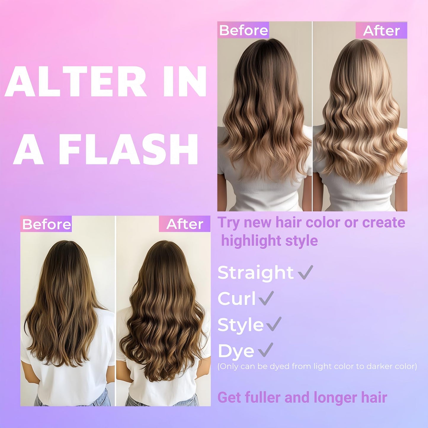 Tape in Hair Extensions Human Hair Utra Thin Invisible Seamless 20pcs 50g (Platinum Blonde, 16 inch)