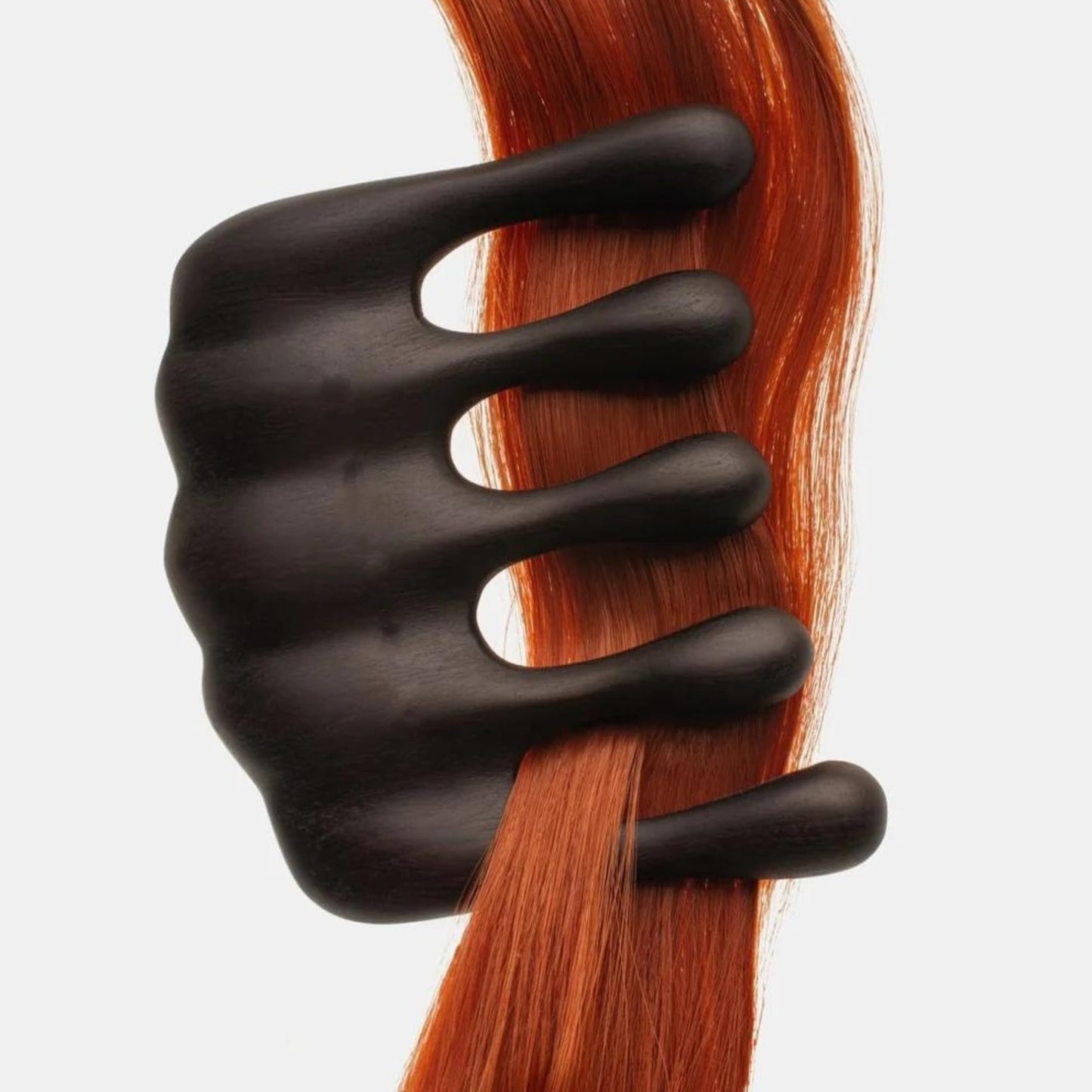 Handmade Wooden Hair Comb for Women Handmade Wooden Gua Sha Scalp Massager Natural Hair Stimulating Tool for Relaxation Lymphatic Drainage Stress Relief & Improved Circulation Eco-Friendly Self-Care Massage Tool for Healthy Hair Growth (Pear)