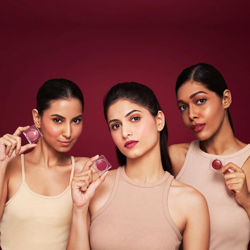 Colorbar Sinful Lip & Cheek Mousse Tint - Matte Blush & Tinted Lip Balm - 2 in 1 Formula | 002 Bubbelgum - 0.14 oz