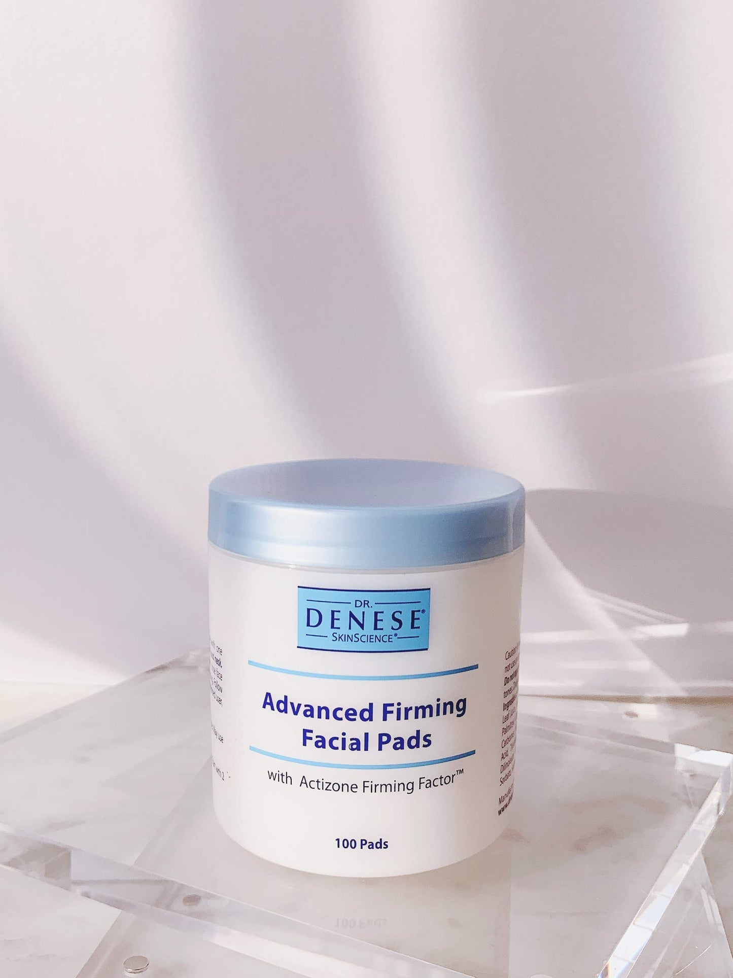 Dr. Denese SkinScience Exfoliating Pads 100 Count – Glycolic Acid Pads with Vitamin C, Peptides, Sativa Oat, and Aloe for Smooth Radiant Skin – Dermatologist Tested Facial Peels
