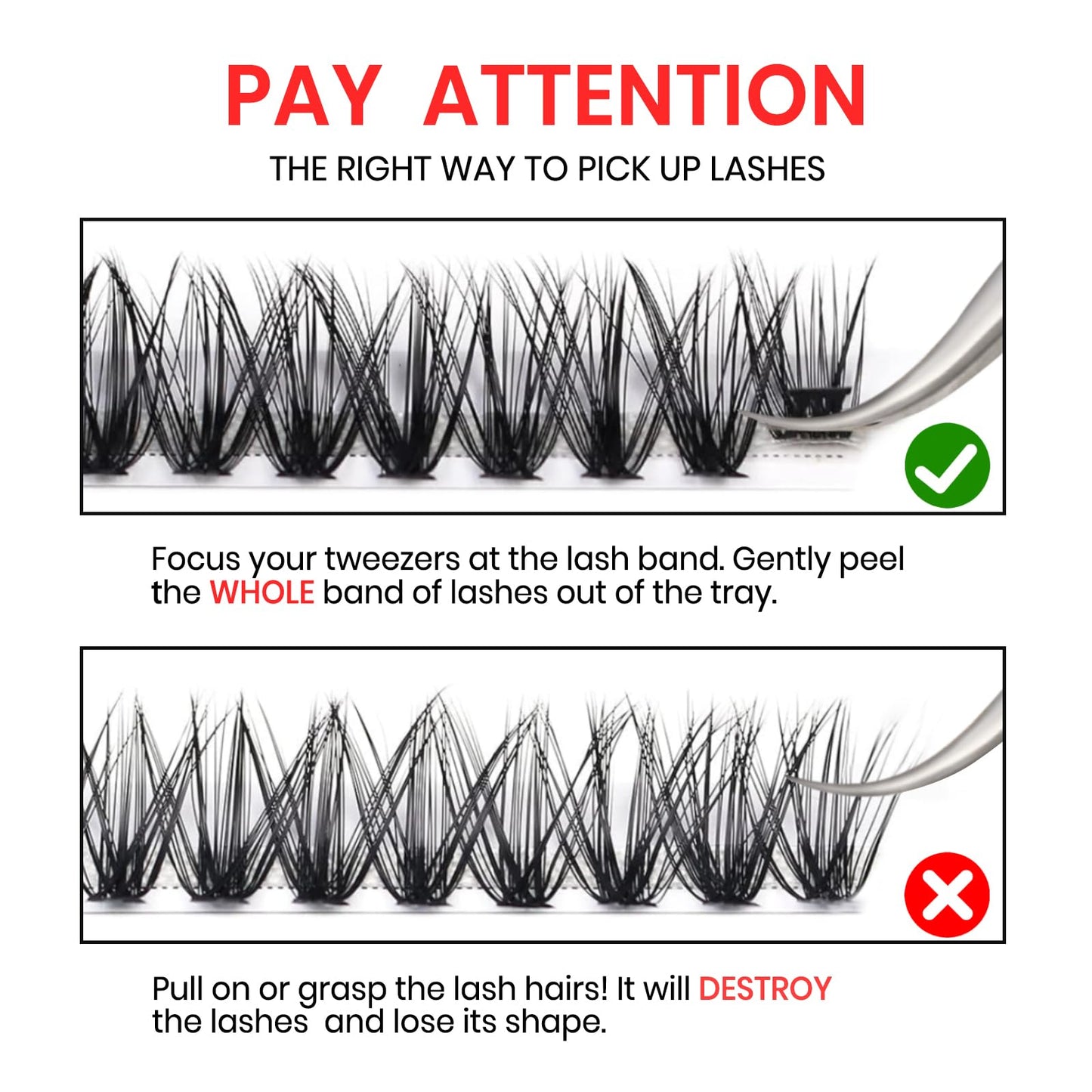 Lash Clusters DIY Eyelash Extension: Mega Volume C D Curl Individual Lashes 192PCS - Eyelash Clusters Extensions Wispy Natural Look False Lashes Cluster Fake DIY at Home 9-16mm RW01 by Risute