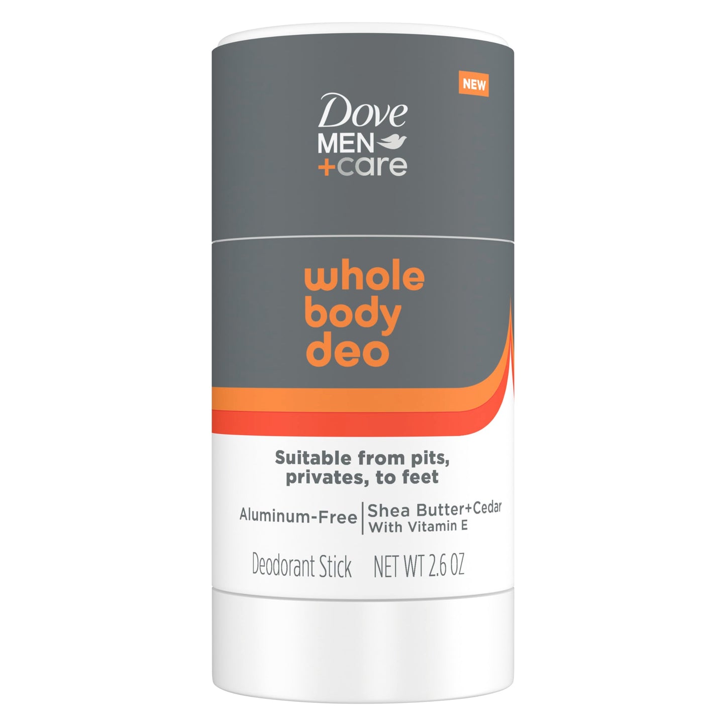 Dove Men+Care Whole Body Deodorant Stick Bundle with Aloe + Bamboo and Shea Butter + Cedar, 2.6 oz Each