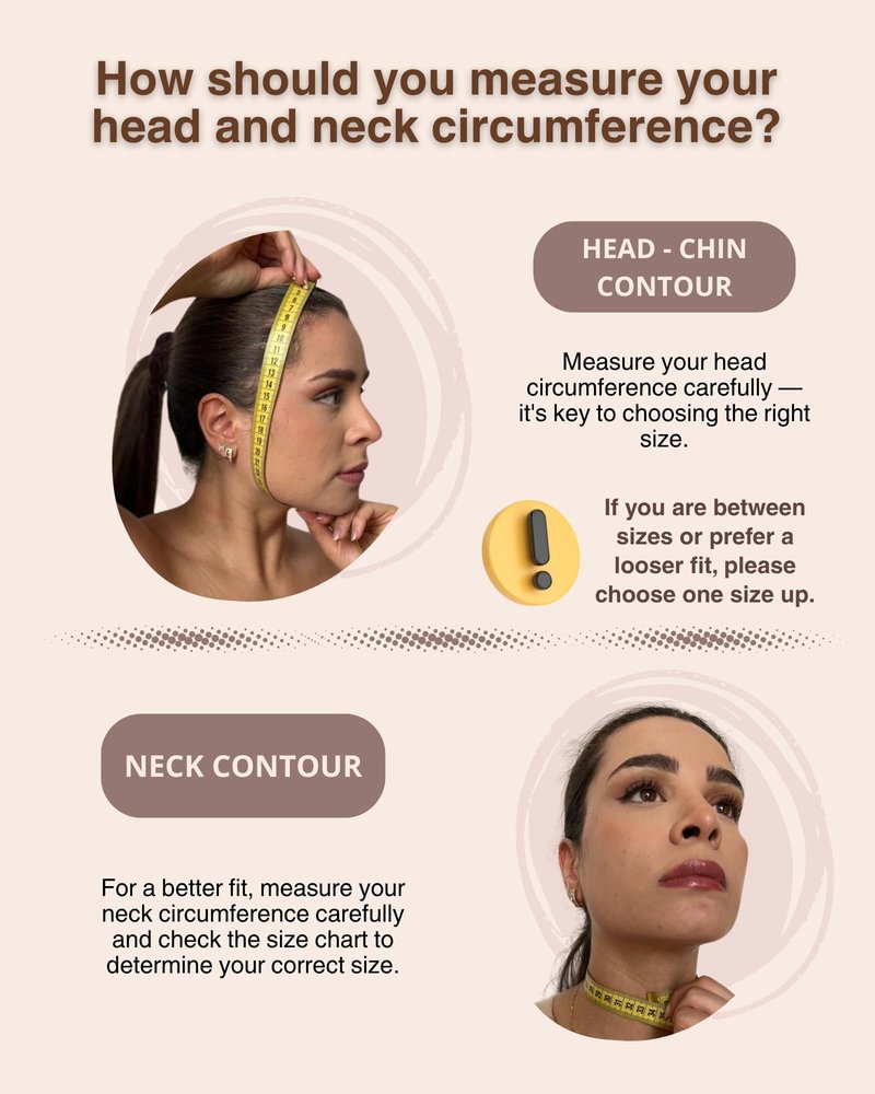 Shape Concept 301 Chin Strap Support Band Neck Bandage Face Chin High Compression