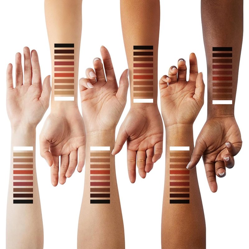 Matte Liquid Eyeshadow - 8 Color Palette | Smooth, Creamy, Long-Lasting & Waterproof (P03 Oak)