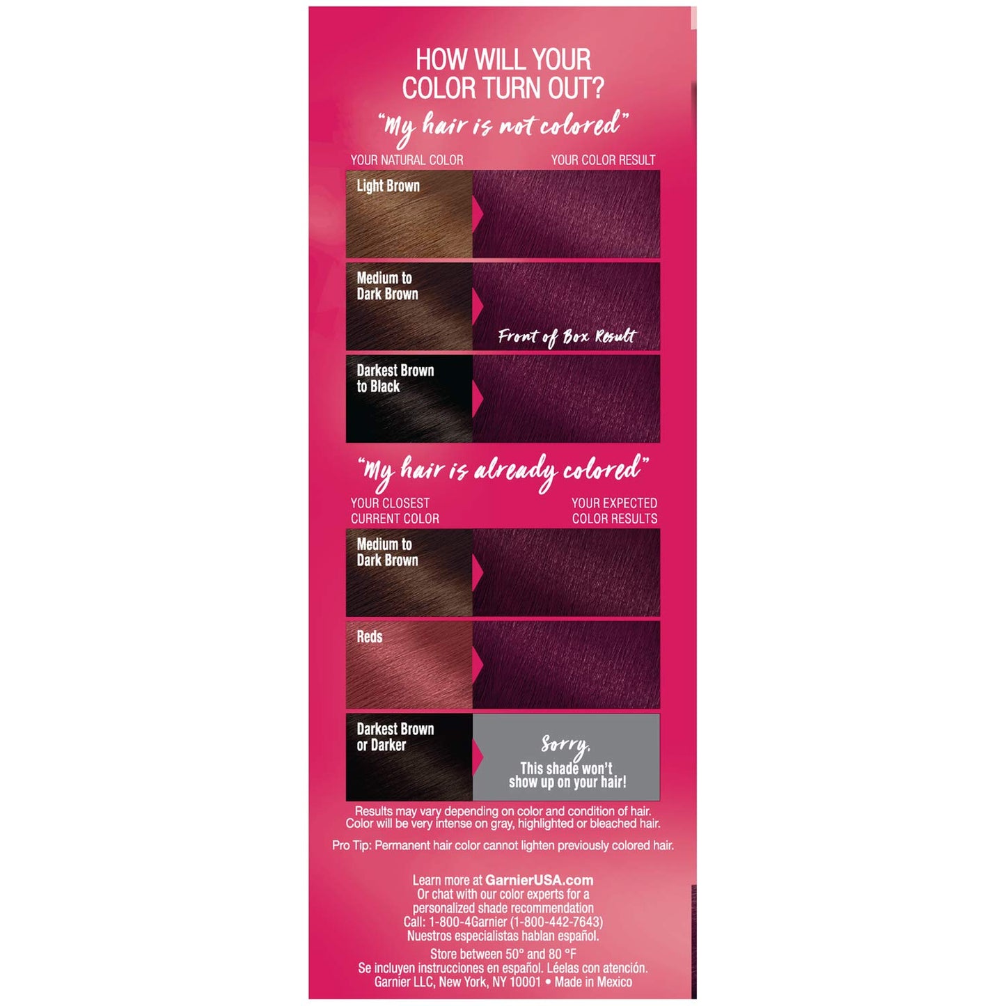 Garnier Hair Color Sensation Rich Long-Lasting Color Cream