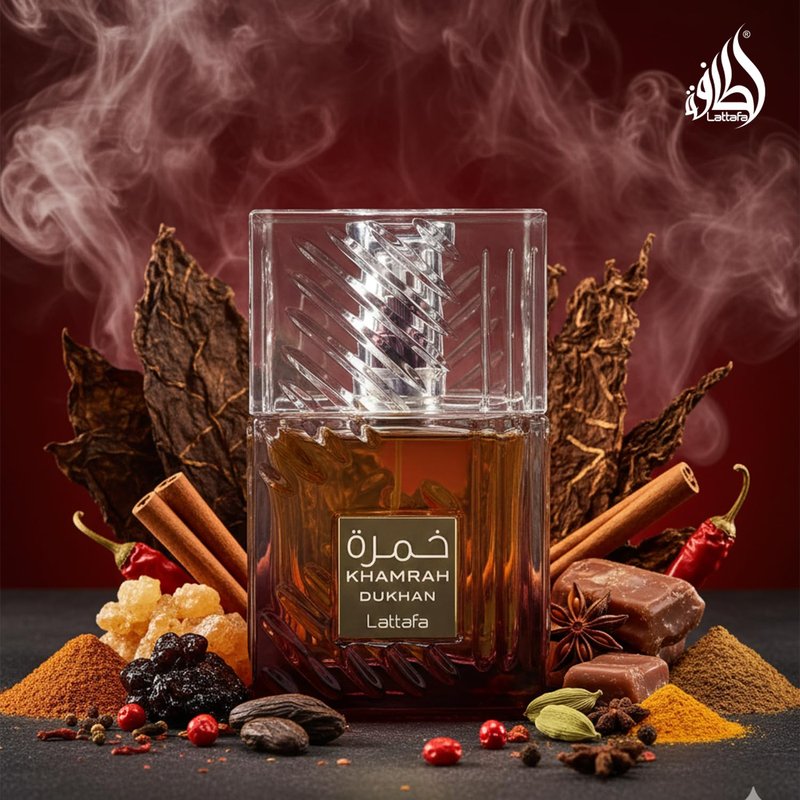 Lattafa Khamrah Eau de Parfum Spray for Unisex - 3.4 Ounce | Rich, Exotic Fragrance