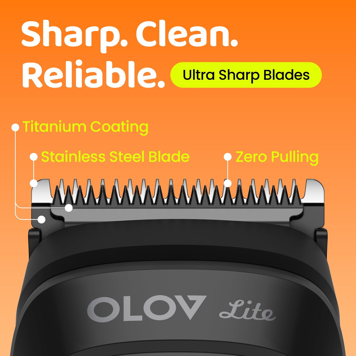 OLOV LITE Electric Beard Trimmer for Men,Nose Hair Trimmer & Men's Electric Razor 10-in-1 Grooming Kit Cordless Shaver Gift-Ready for Men(Black)