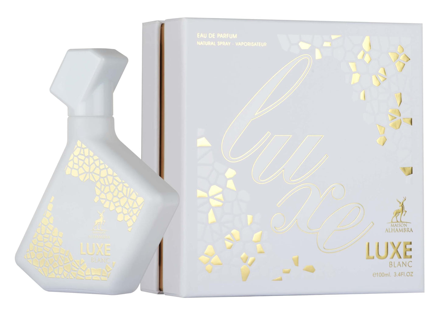 Luxe - Blanc by Maison Alhambra for Men - 3.4 oz EDP Spray