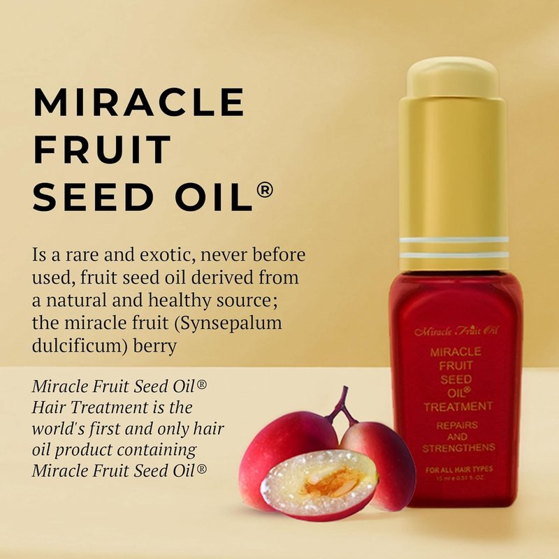 Miracle Fruit Oil Hair Care Treatment - 15ml Luxurious Oil for Damaged Hair | Reduces Breakage & Promotes Growth