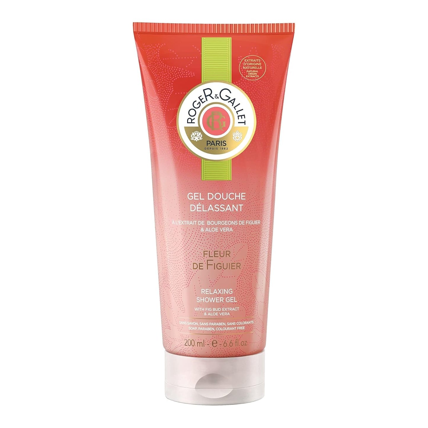 Roger & Gallet Body Wash - Fleur De Figuier Shower Gel for Women | 6.6 Oz Tube