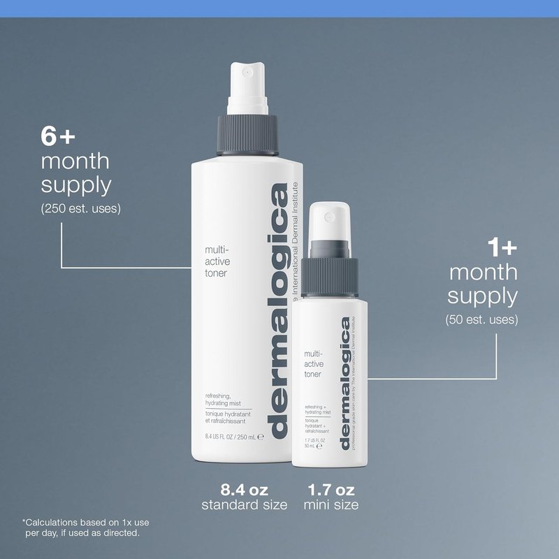 Dermalogica Multi-Active Toner - Hydrating Facial Spray for Calming & Refreshing Skin | Prepares for Moisture Absorption