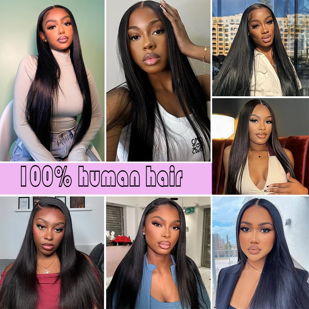 Straight Brazilian Virgin Human Hair Bundles - 100% Unprocessed Raw, 18 Inch, No Shedding, Natural Color