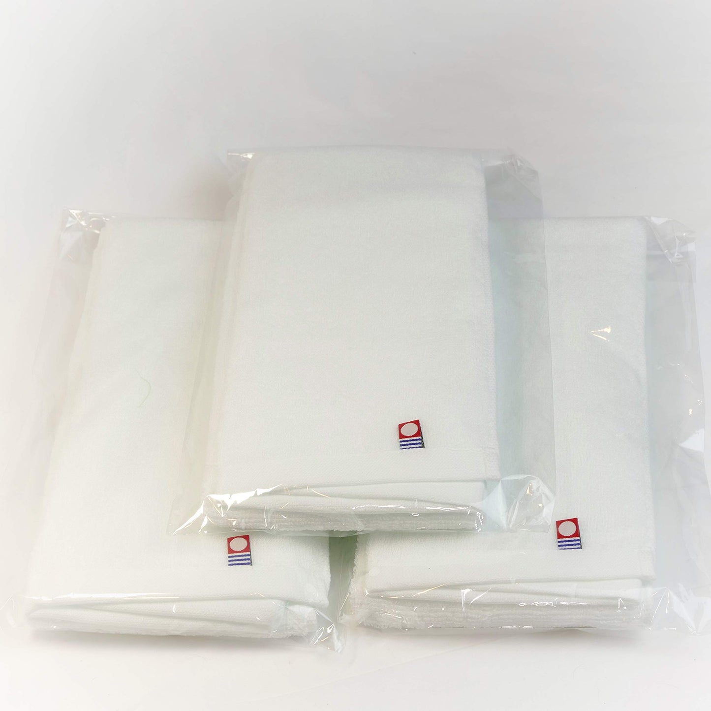 TSマネジメント Soft Airy Washcloths 100% Cotton White 13" x 30" Sets of 1, 3, 5 and 10 Towels Made in Imabari Japan (3)