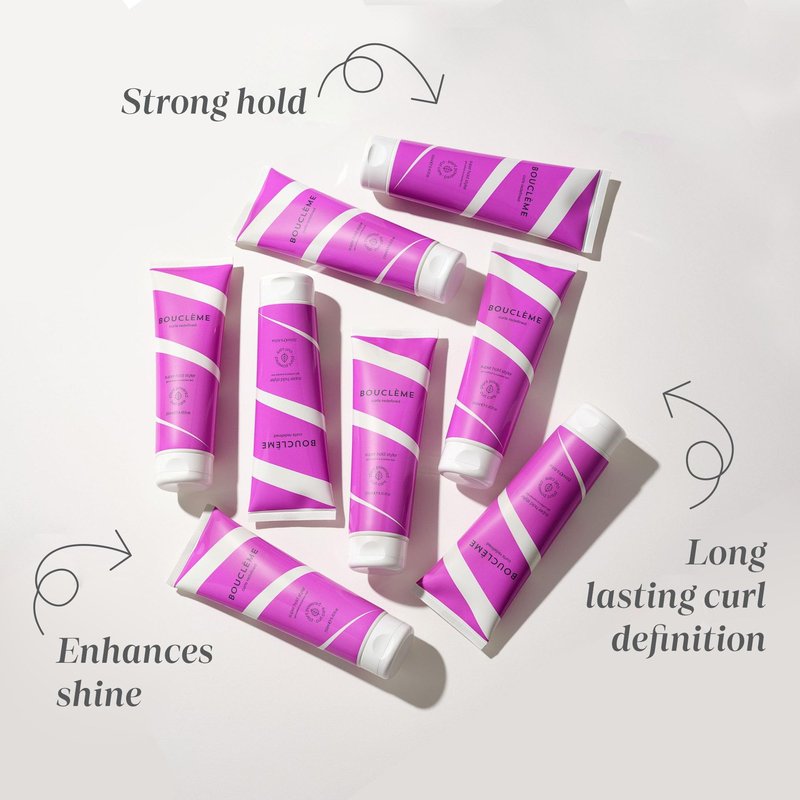 Bouclème - Super Hold Styler - Curl Enhancing Hair Styling Gel - 99% Naturally Derived Ingredients and Vegan-10.1fl oz.