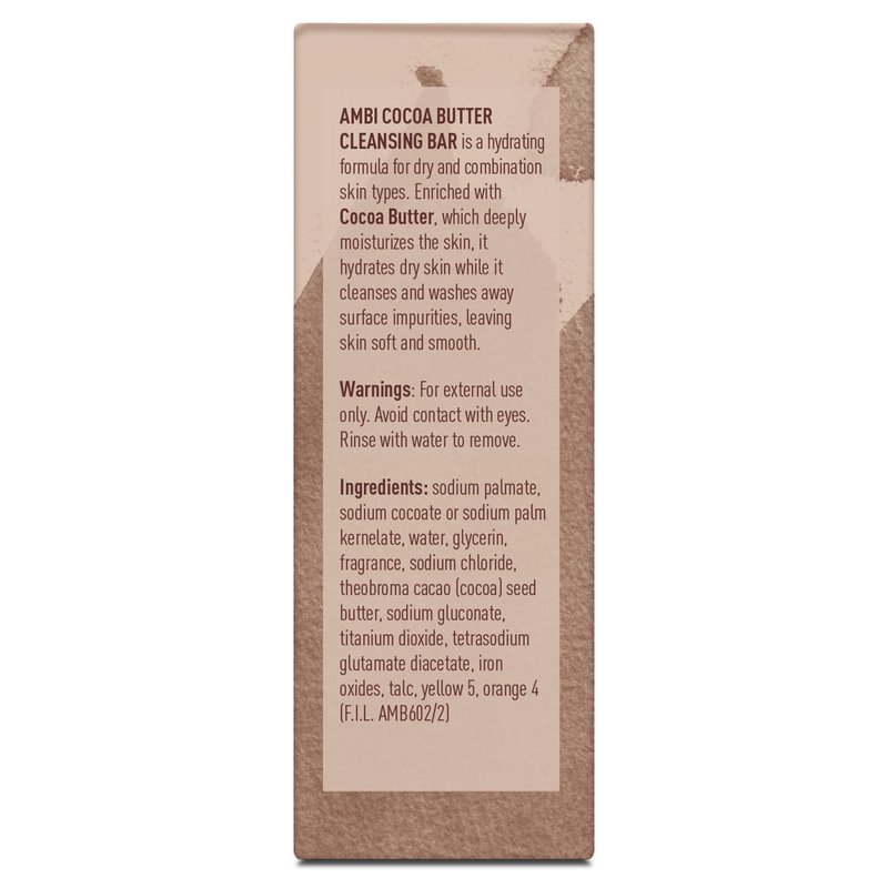 Ambi Cocoa Butter Cleansing Bar 3.5 oz (Pack of 4)