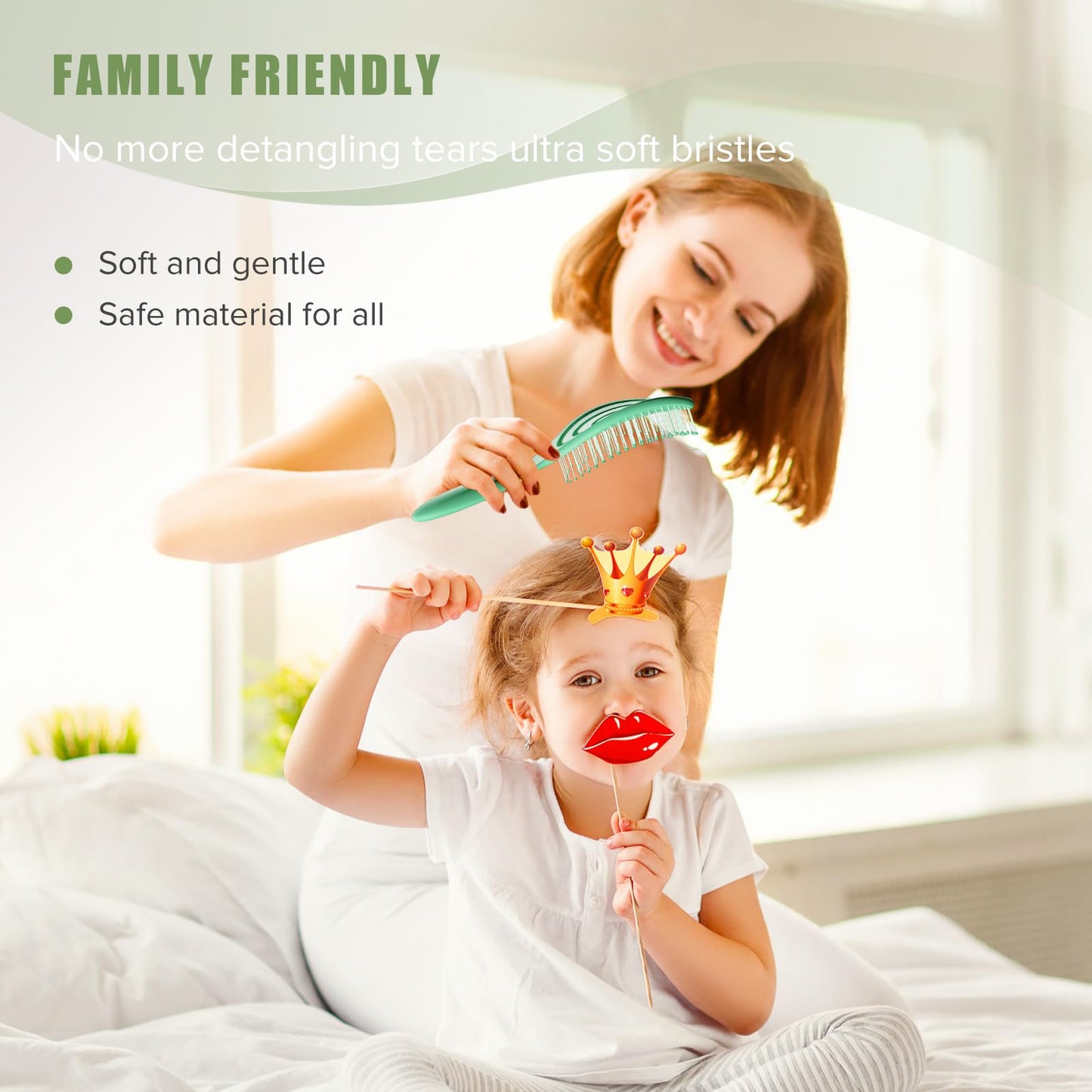 SHINLEA Detangle Hair Brush, Unique Spiral Hairbrush for Women Men & Children, Does not Pull the Hair, Hair Straightening Brushes for Curly, Straight & Wet Hair