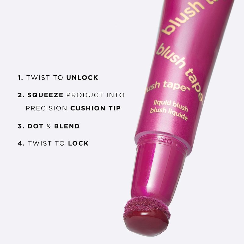 tarte blush tape & glow tape trio set – Blush & Highlighter Duo with Buildable Mineral Pigments & Shea Butter for Hydrating Radiant Cheek Glow, Vegan & Cruelty-Free, travel size, berries